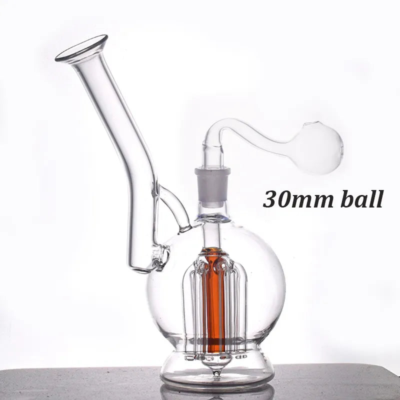 Fish Bowl bong oil burner with Percolator
