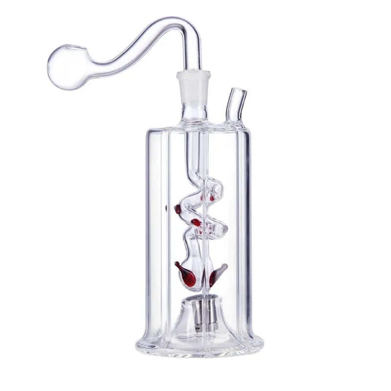 LED Glow Glass Hookah Smoking Pipe Smoke Shisha Diposable Glass Pipes Oil Burner Ash Catchers Bong Percolater Bubbler Gifts Tobacco Bowl Accessories Whole Sets