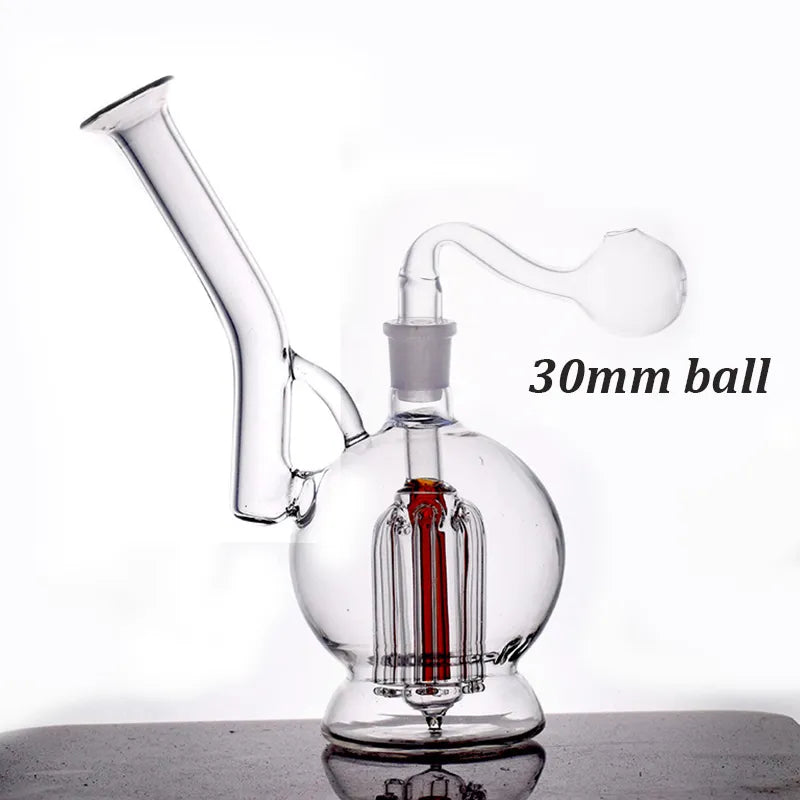 Fish Bowl bong oil burner with Percolator