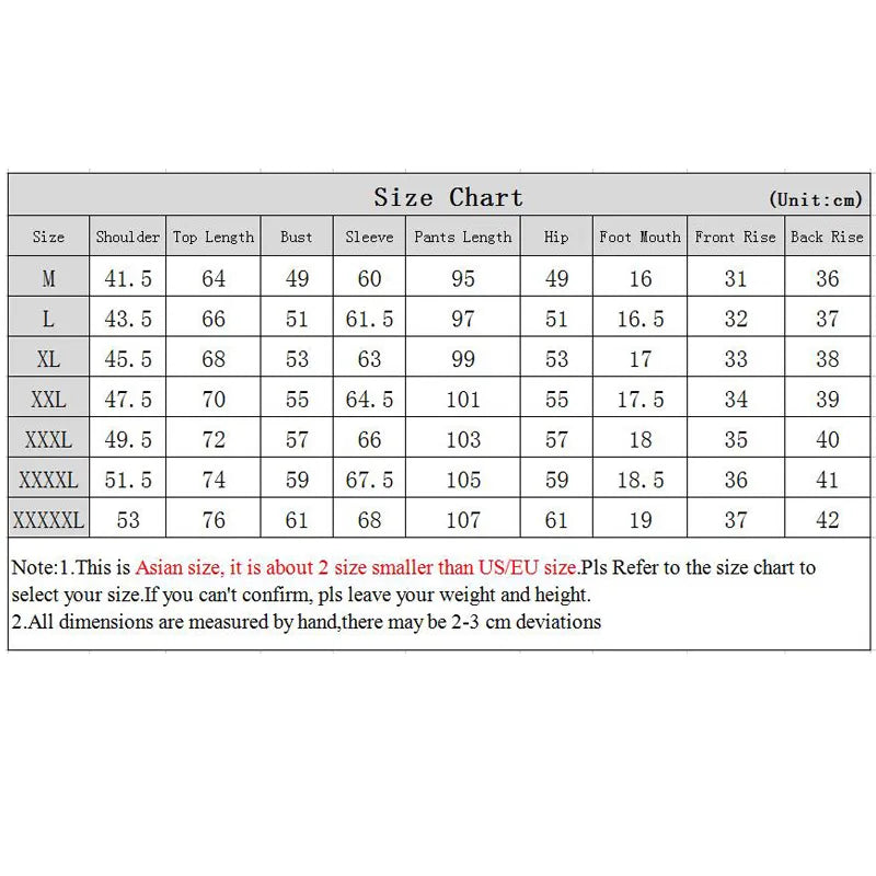 LBL Brand Casual Mens Tracksuit Hip Hop Sweat Suits Sets Hooded Tracksuits Male Streetwear Jogger Top + Sweatpants Set plus Size