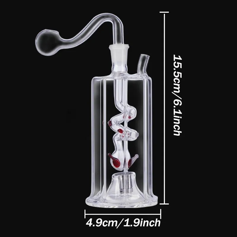 LED Glow Glass Hookah Smoking Pipe Smoke Shisha Diposable Glass Pipes Oil Burner Ash Catchers Bong Percolater Bubbler Gifts Tobacco Bowl Accessories Whole Sets