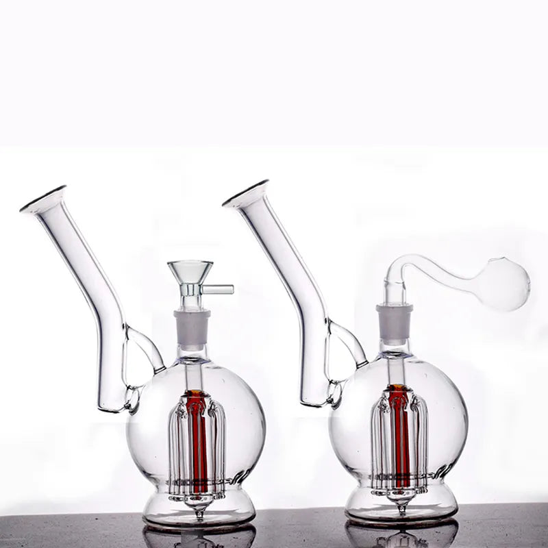 Fish Bowl bong oil burner with Percolator