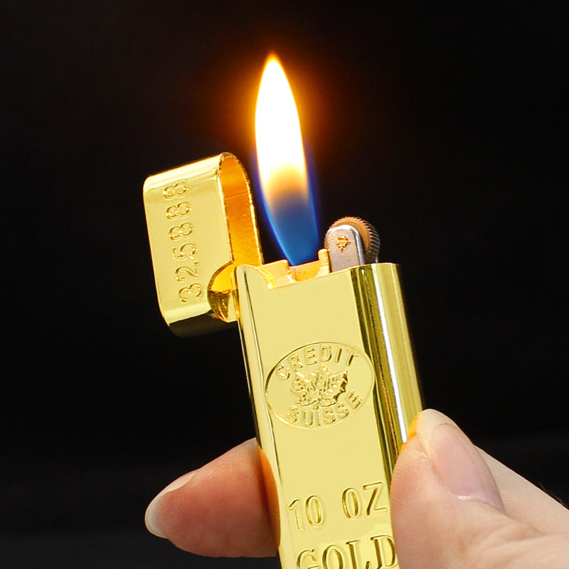 Metal Wire Drawing Inflatable Lighter