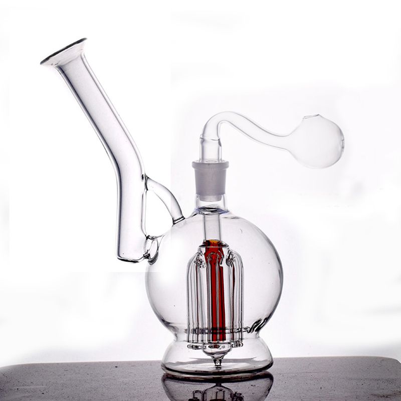 Fish Bowl bong oil burner with Percolator