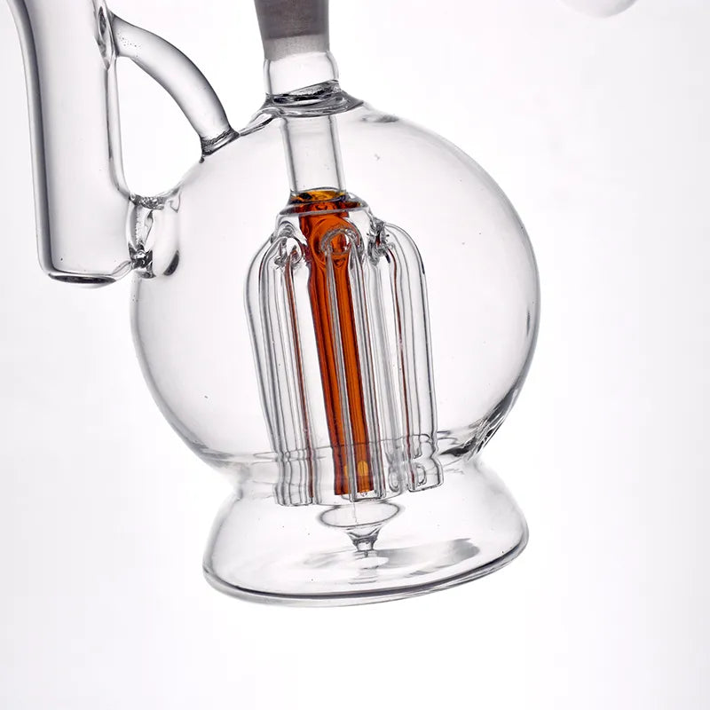 Fish Bowl bong oil burner with Percolator