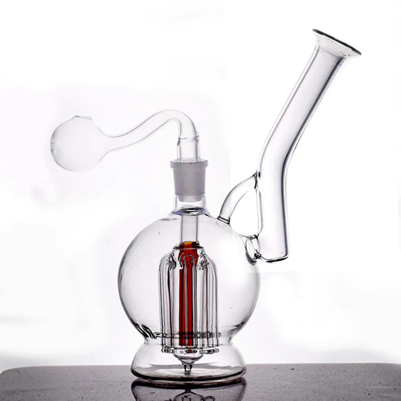 Fish Bowl bong oil burner with Percolator